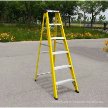 4 Feet Fiberglass Cross Step Ladder with 300 lb. Load Capacity Type